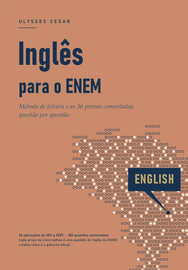 Capa do livro Inglês para o ENEM, de Ulysses Cesar